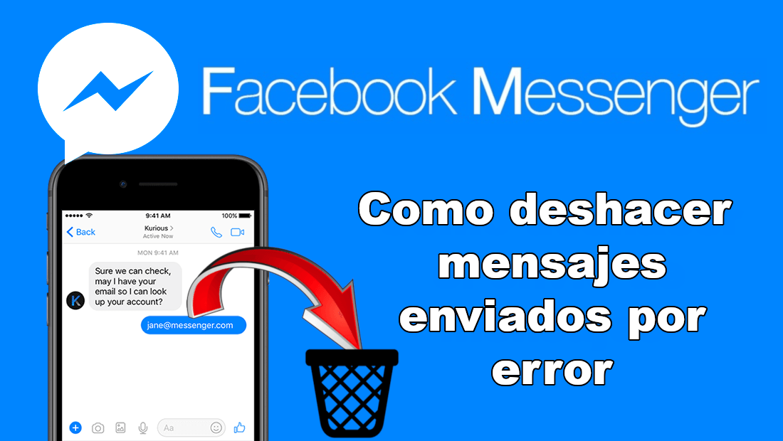 eliminar mensajes de Messenger antes de que sean leidos por el receptor 