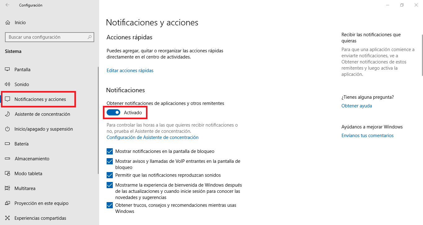 no se puede ver las notificaciones de Skype en windows 10