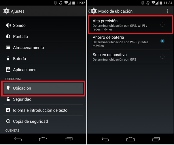 fortalece la señal GPS de tu telefono Android