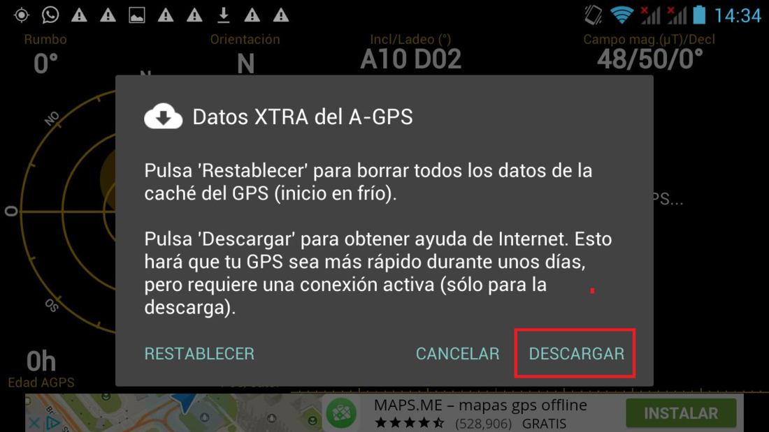 GPs de tu telefono android no encuentra señal