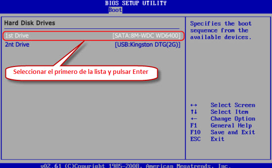 iniciar cualquier ordenador desde una memoria USB