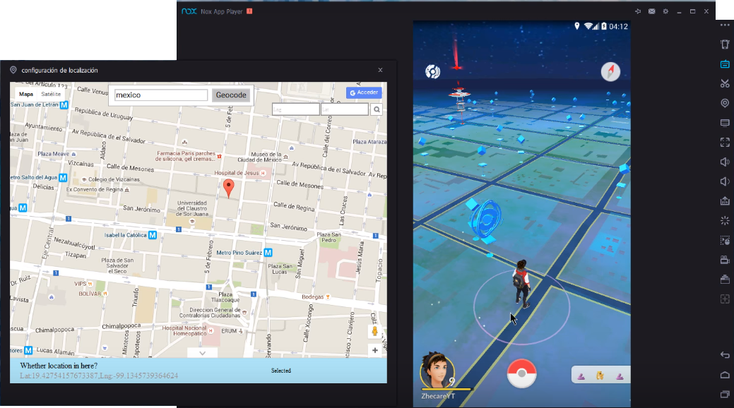 Jugar desde el ordenador a Pokemon go