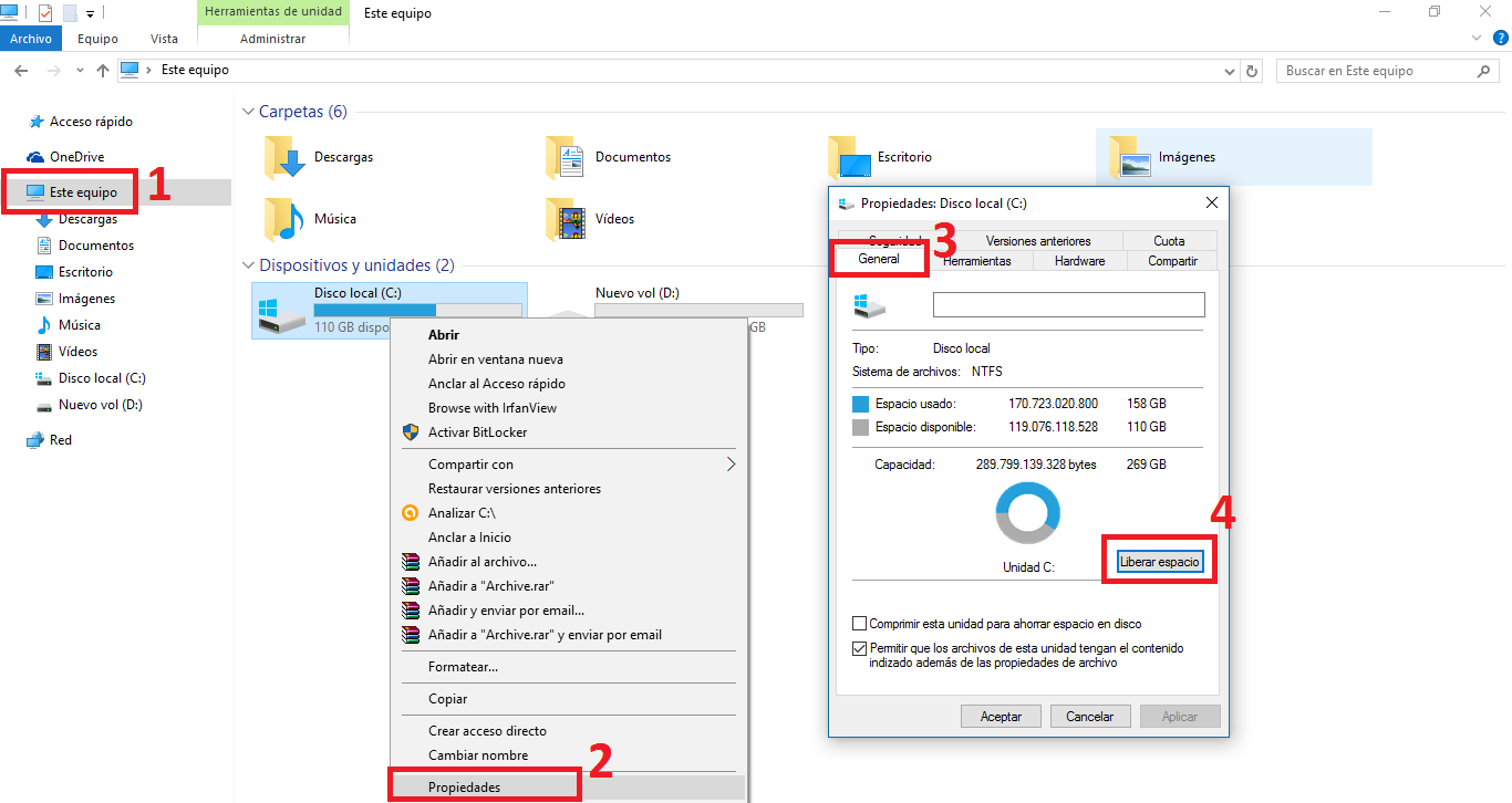 eliminar los drivers no necesarios de windows 10