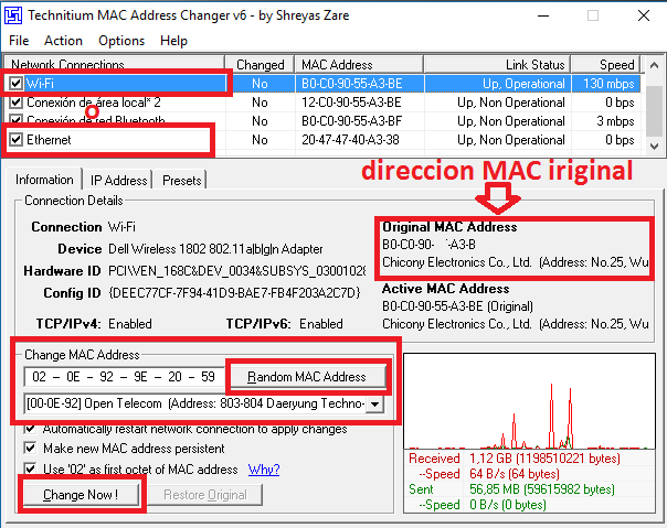 solucionar problemas a internet en Windows 10 red desconocida o limitada