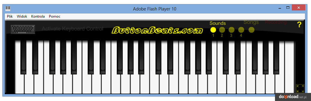Abstracción Reductor cristiano ButtonBeats Virtual Piano Black | Otros software Multimedia