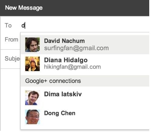 mensajes, Google+, correo electronico, Gmail