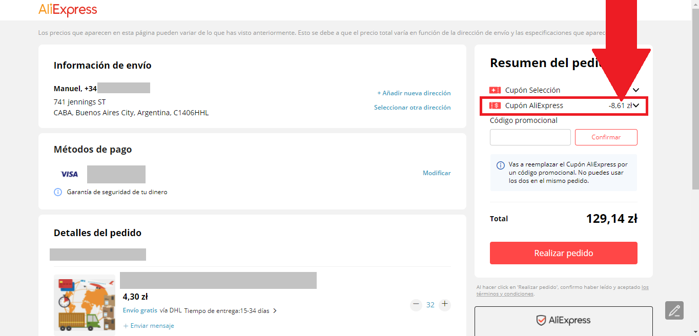 CSC_7200053 solucionar el error de aliexpress