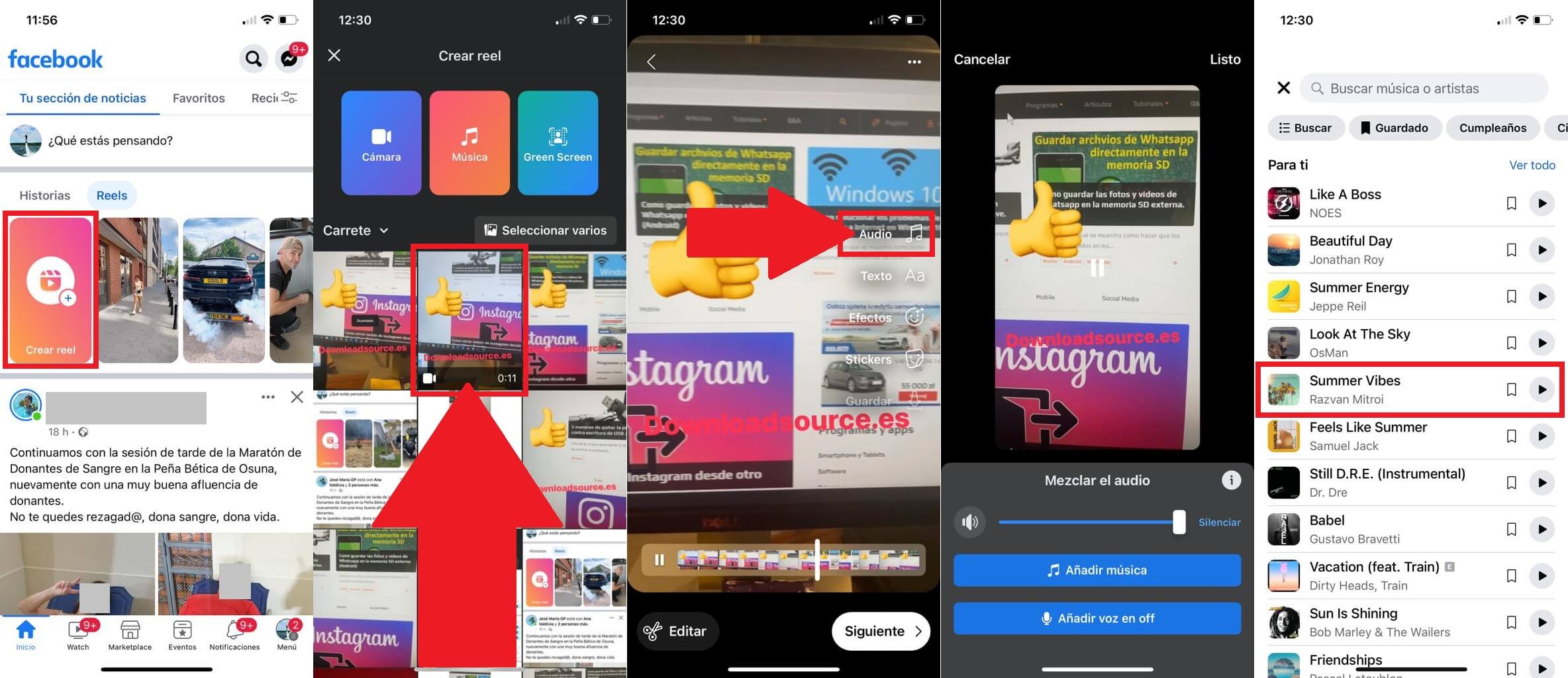 como descargar reel de instagram con el audio