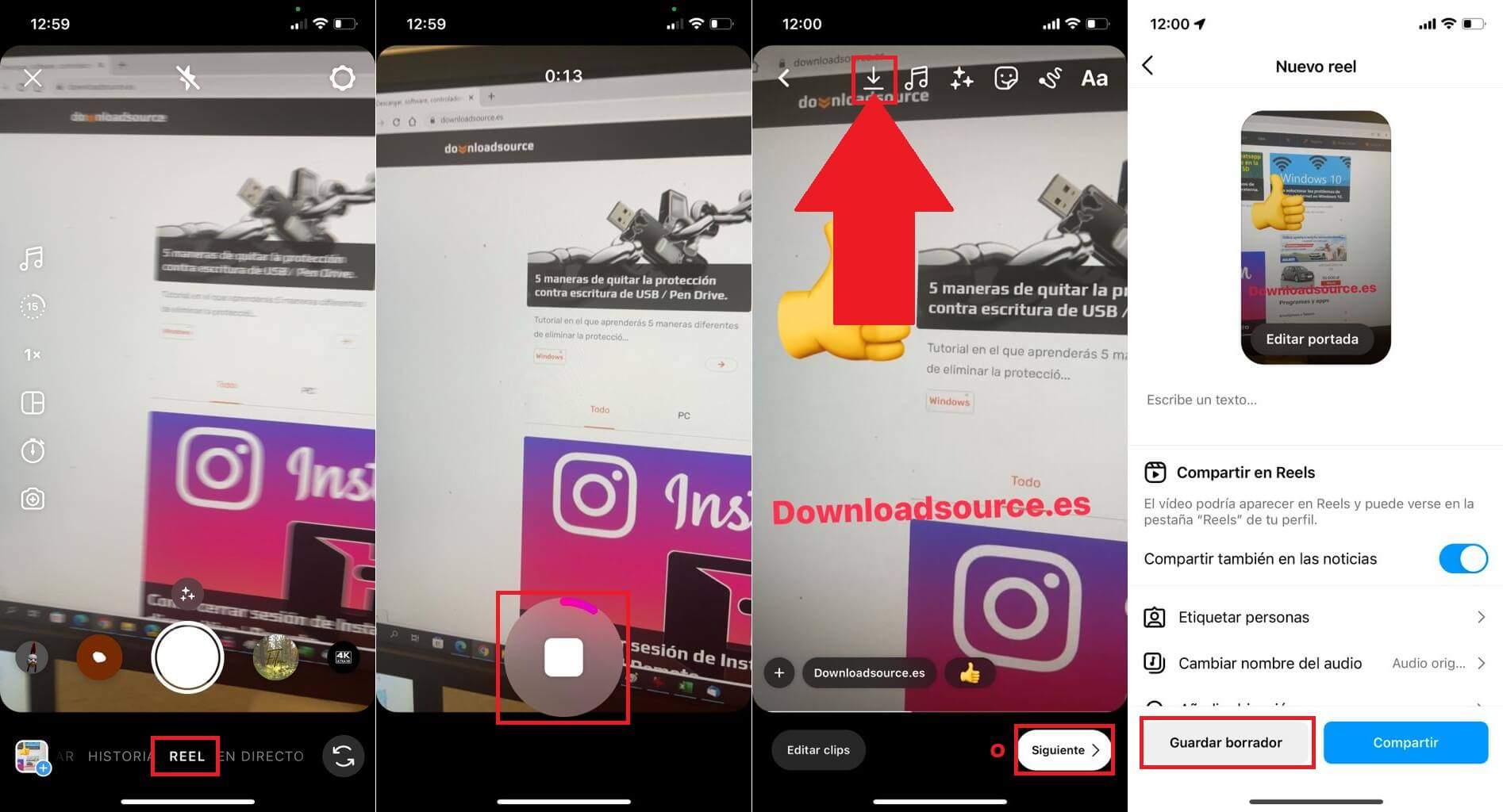 como descargar reel de instagram con la musica