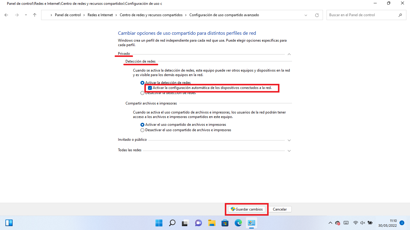 poder cambiar las NAT de tu router con windows 11