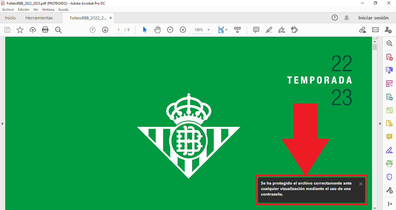 pdf con contraseña