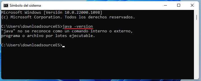 que versión de Java tienes instalada en Windows 11