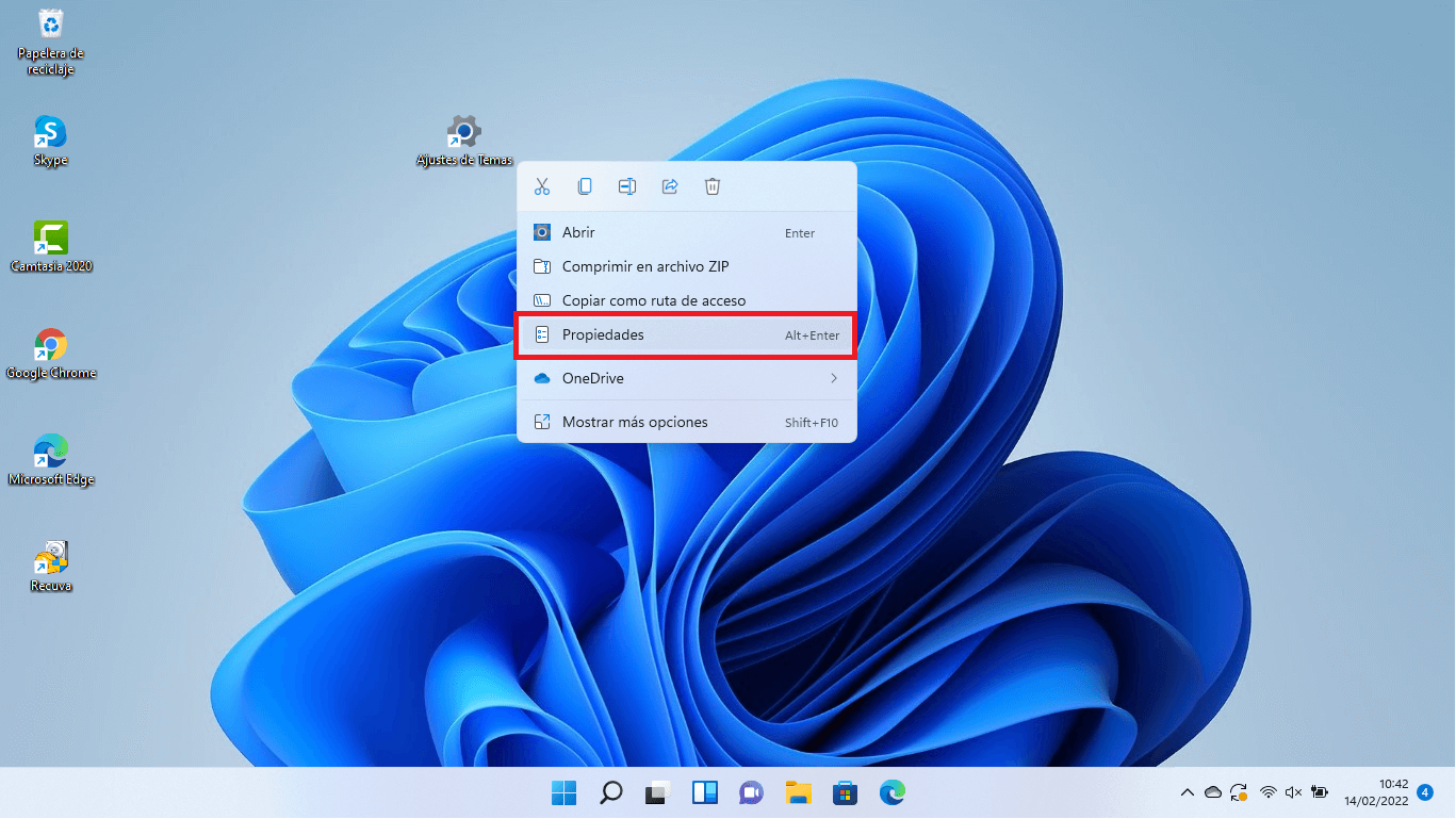 puedes acceder a un ajuste especifico de windows 11 con un acceso directo