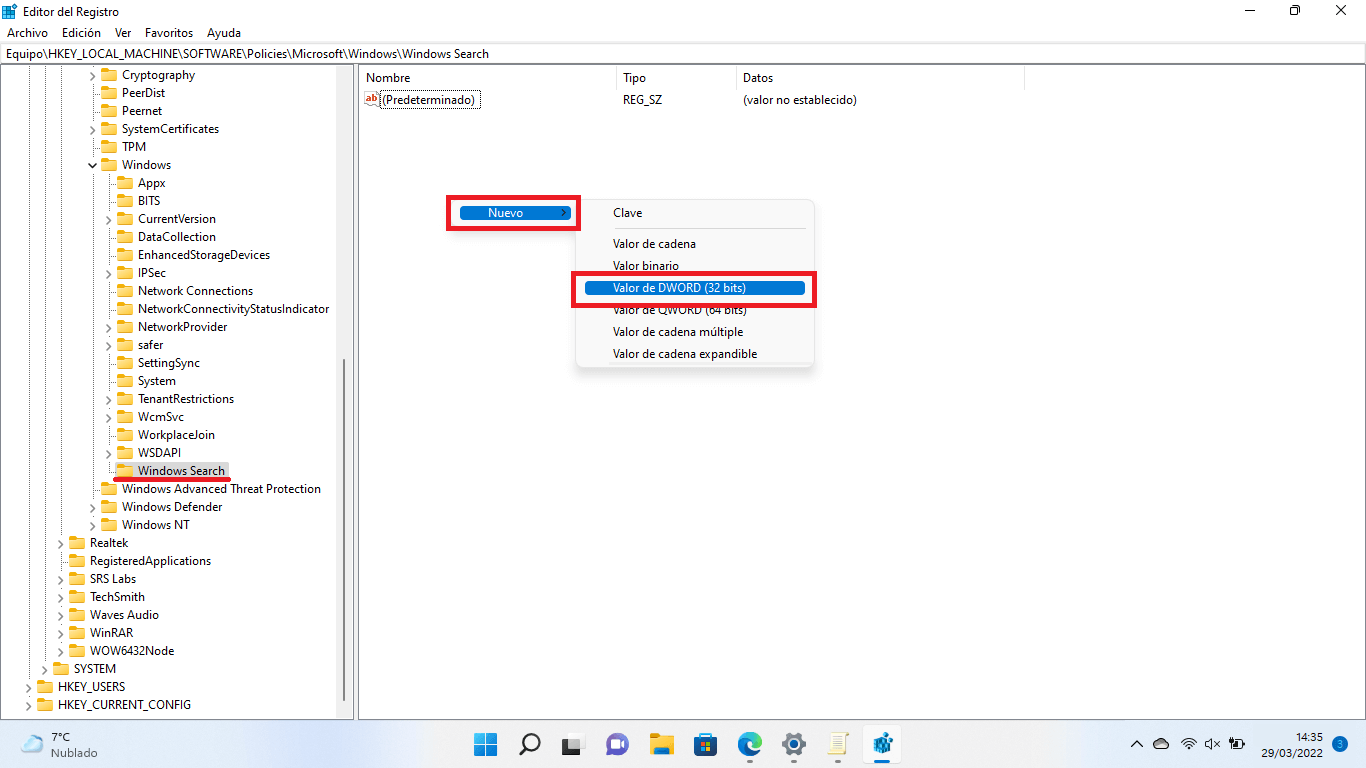 Windows 11 permite desactivar las búsquedas destacadas