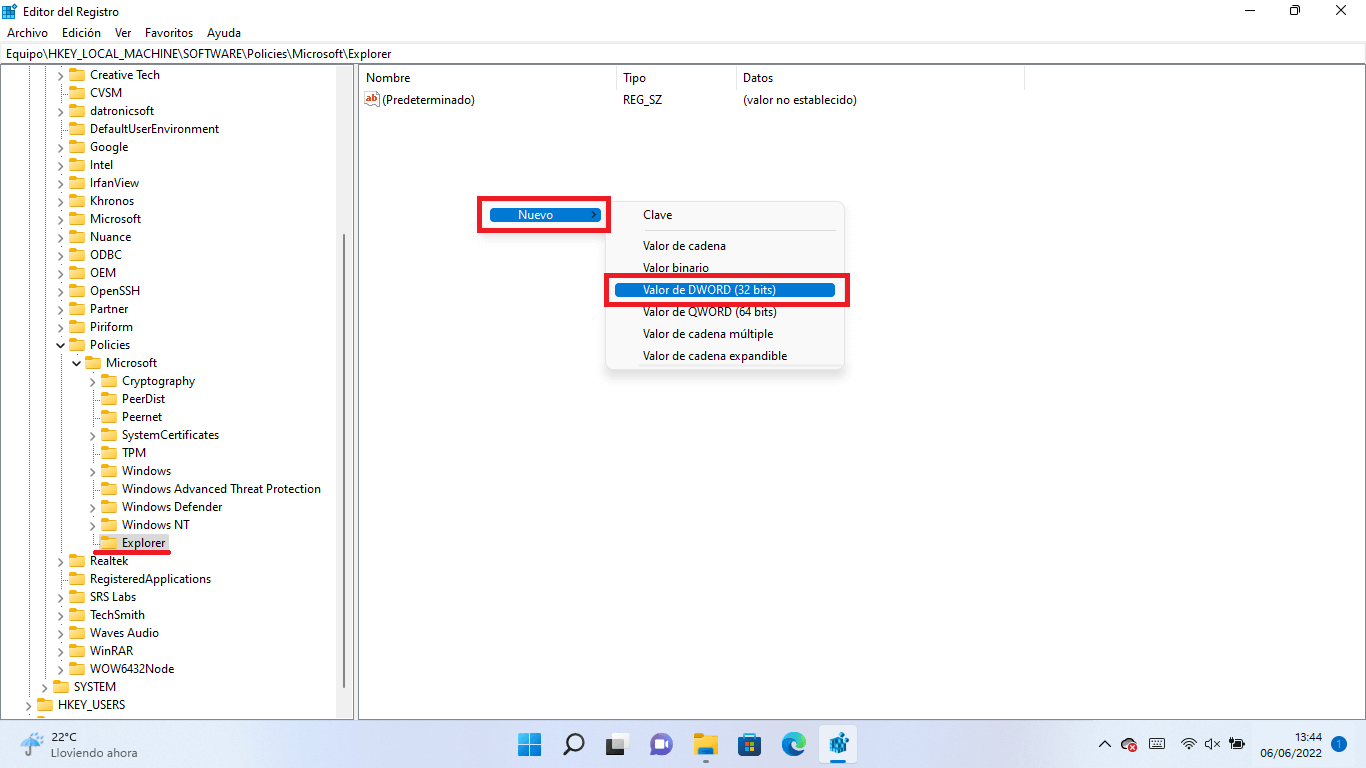 desactivar las configuraciones rapidas de windows 11