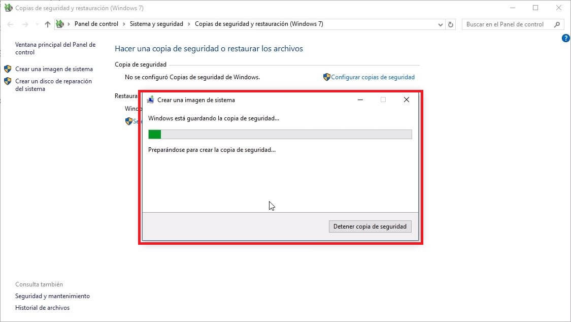 haz una copia de seguridad en windows 11