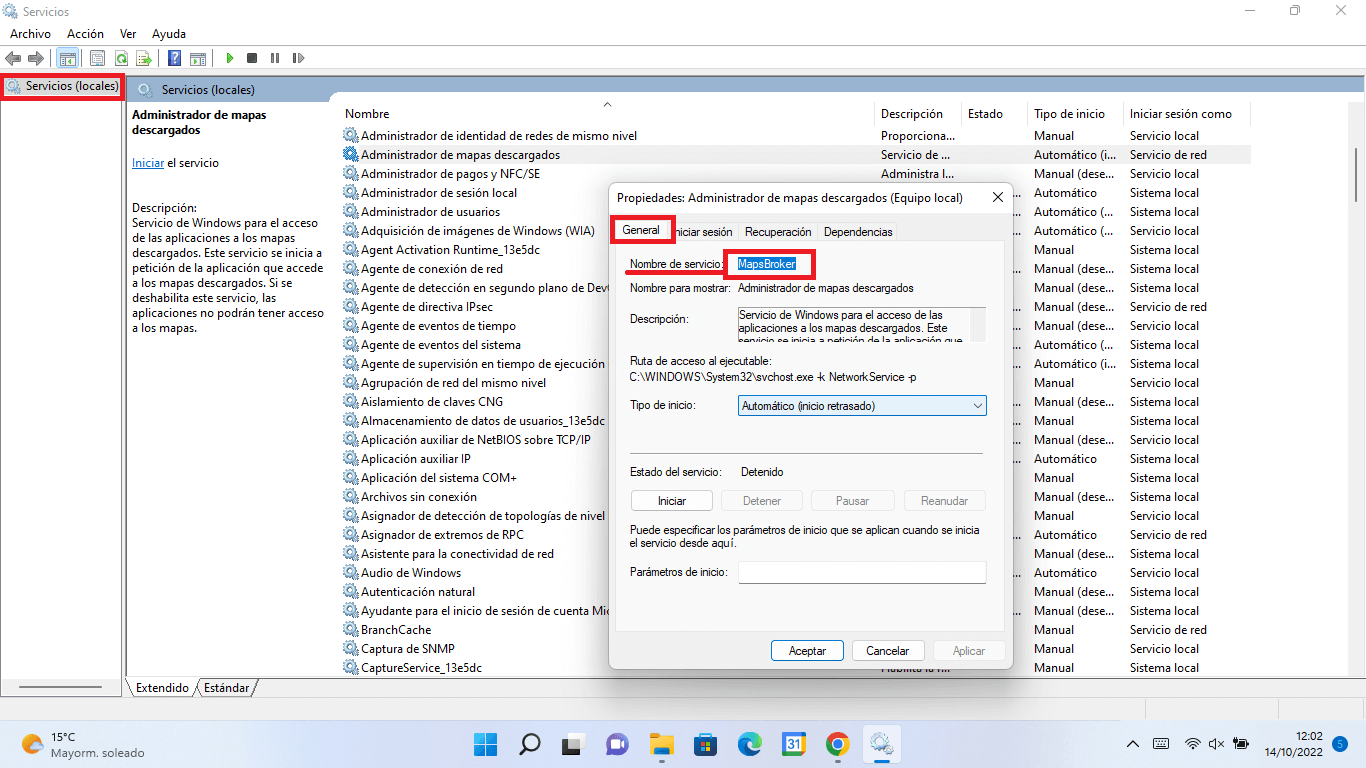 como eliminar un servicio de windows 11