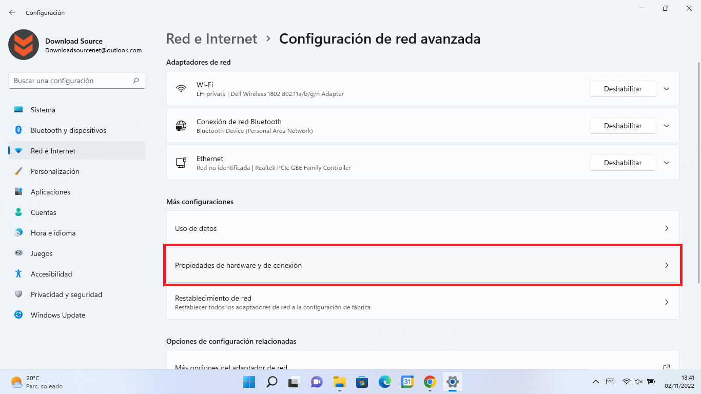 windows 11 como saber la dirección ip con la que te conectas a internet