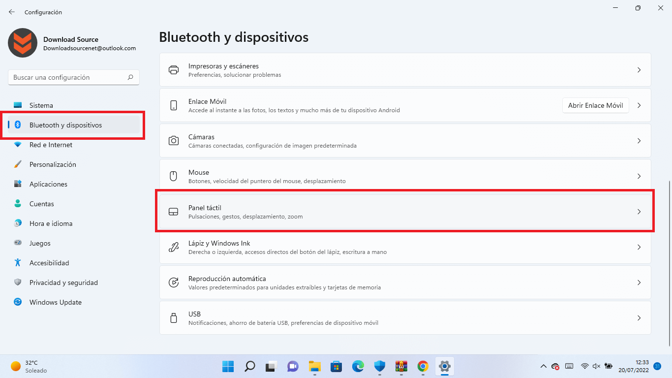 Pulsar dos veces y arrastrar para seleccionar varios elementos activar en Windows 11