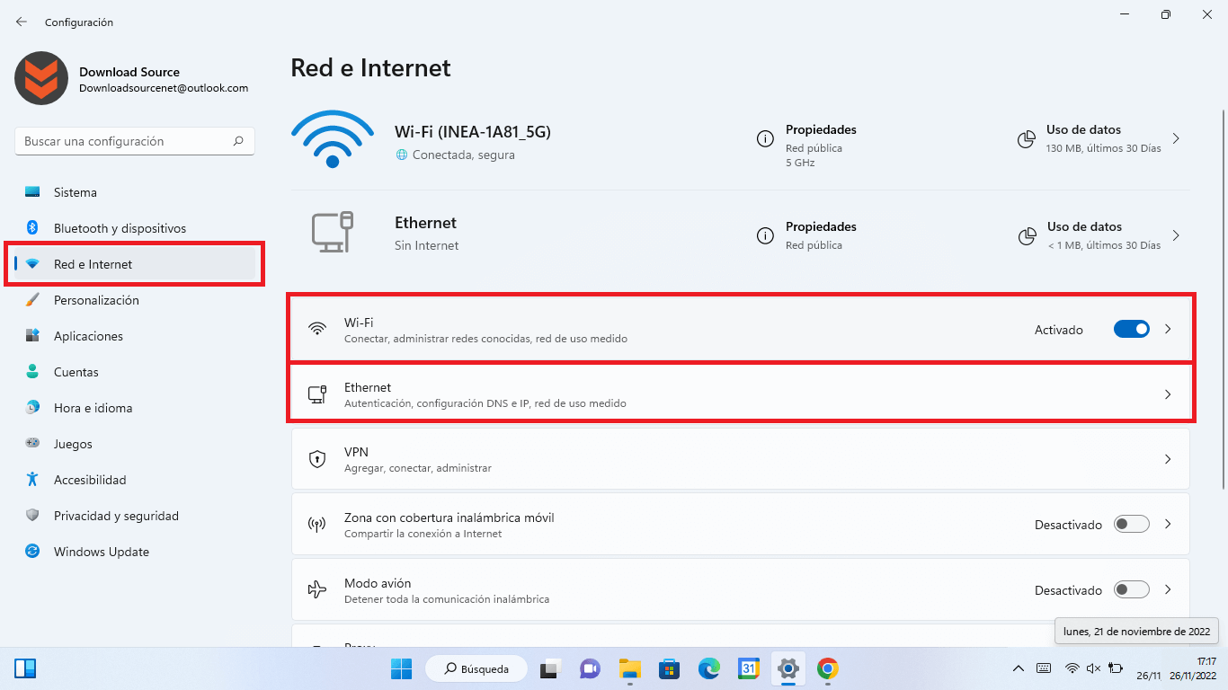 como saber el servidor dns de tu ordenador con windows 11