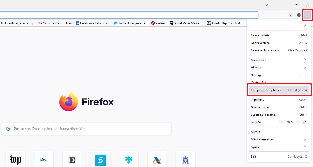 como configurar un tema en firefox