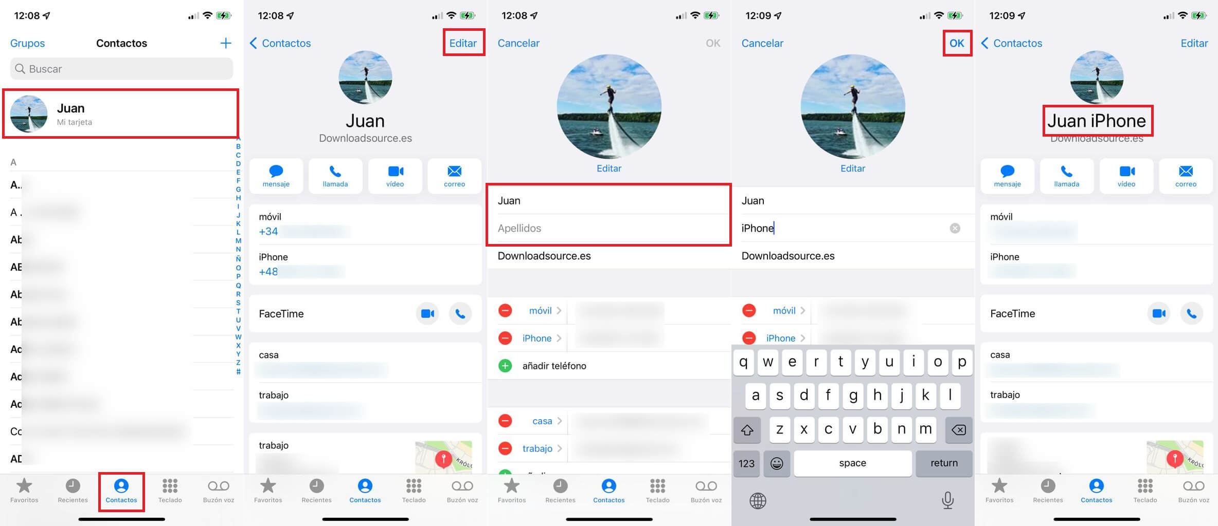 como cambiar el nombre con el que se reconoce tu iPhone en AirDrop