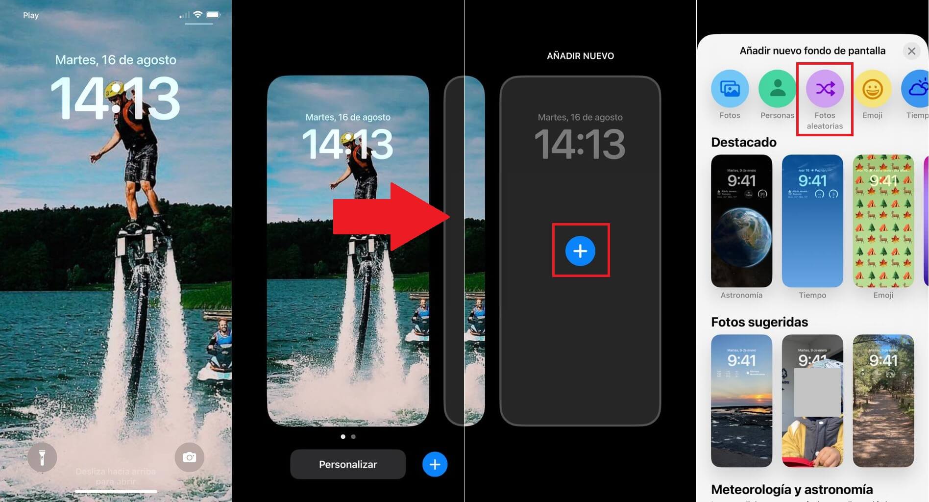 iPhone: Como crear y usar fotos aleatorias como fondo pantalla de bloqueo iPhone: Como crear y usar fotos aleatorias como fondo pantalla de bloqueo