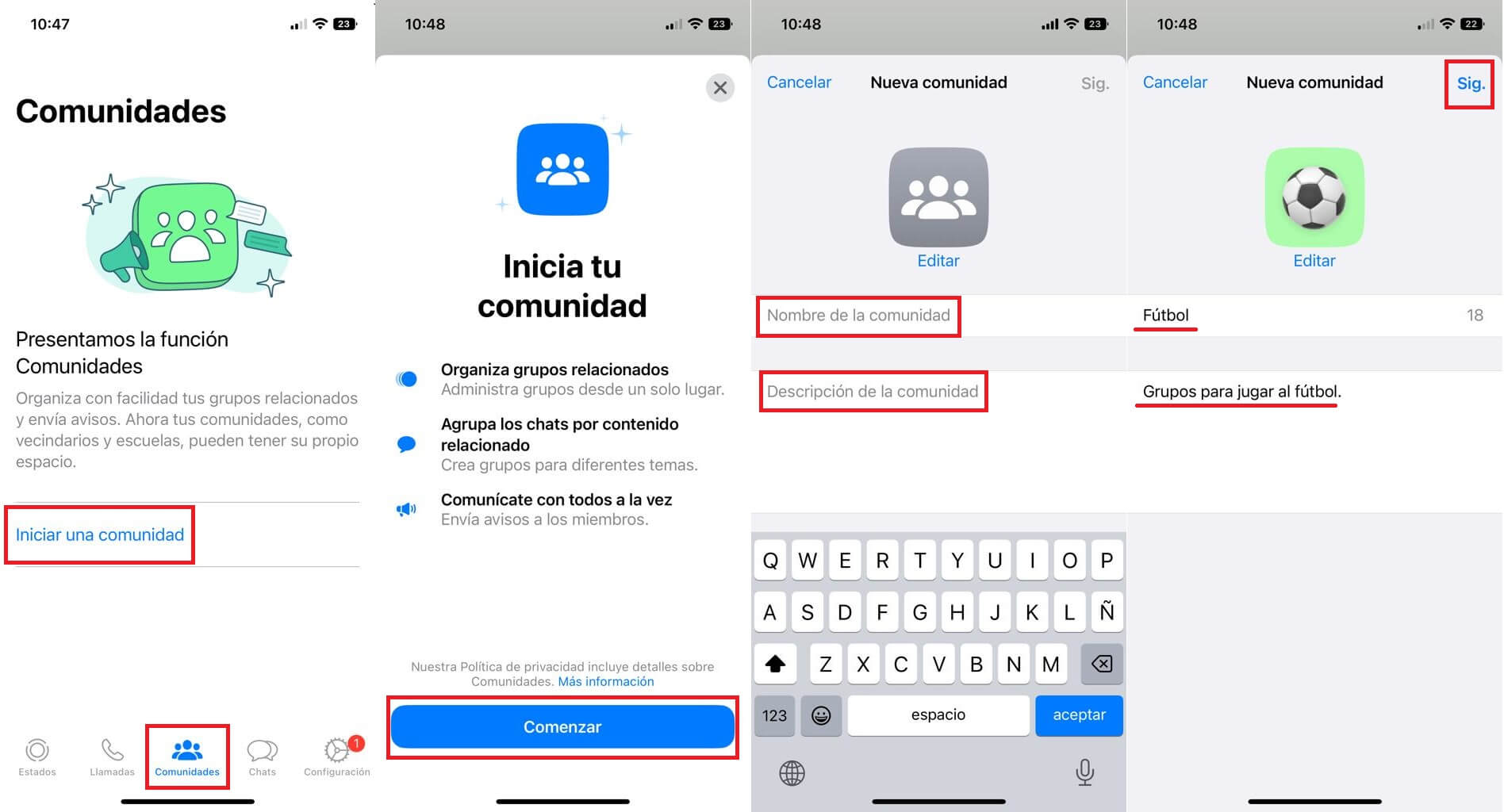 como usar las comunidades de whatsapp