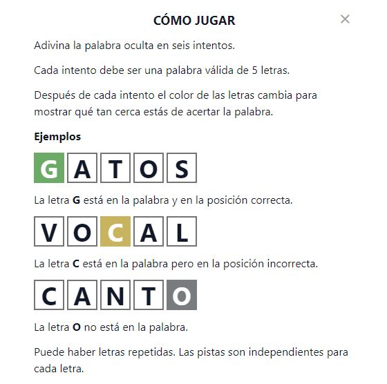 como jugar a Wordle en español