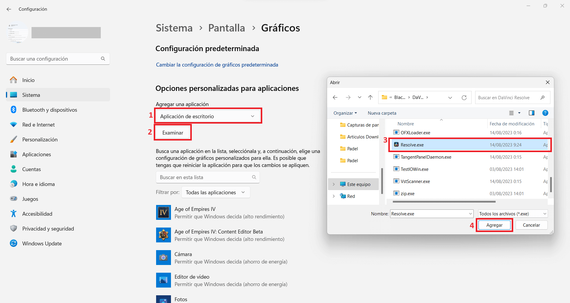 DaVinci Resolve CRITICAL_QUITE: Error de inicialización de GPU solucion