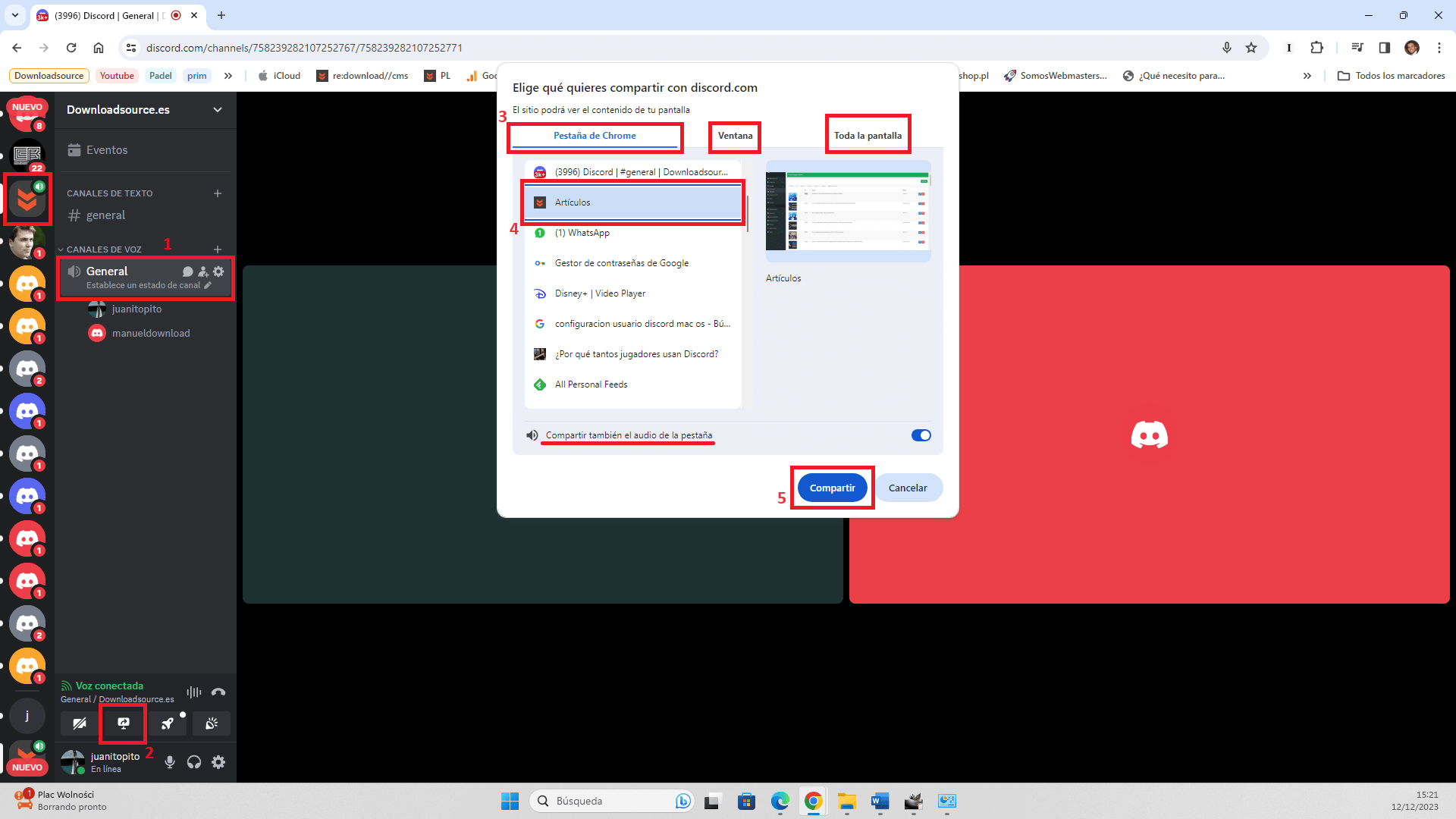 usar un servidor para compartir la pantalla de tu ordenador