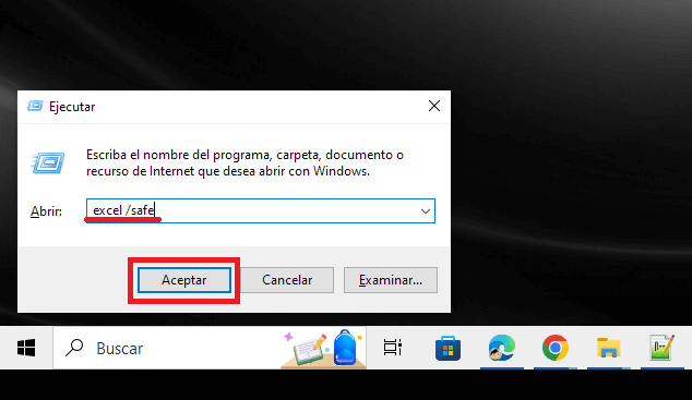 como abrir excel en modo seguro