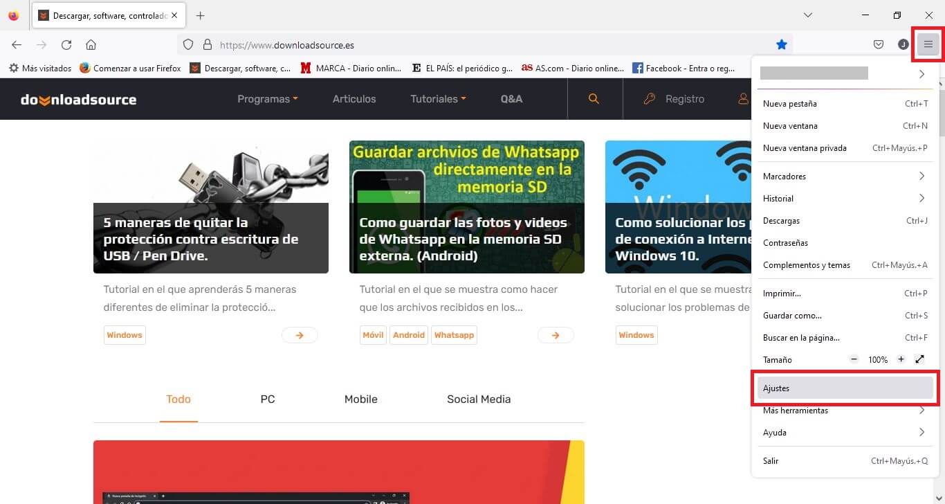 como abrir firefox siempre en modo seguro