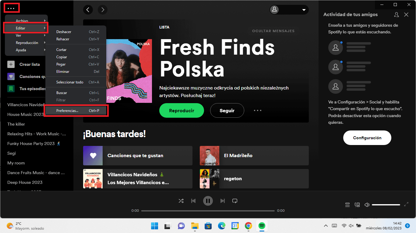 como aumentar el nivel de volumen de Spotify