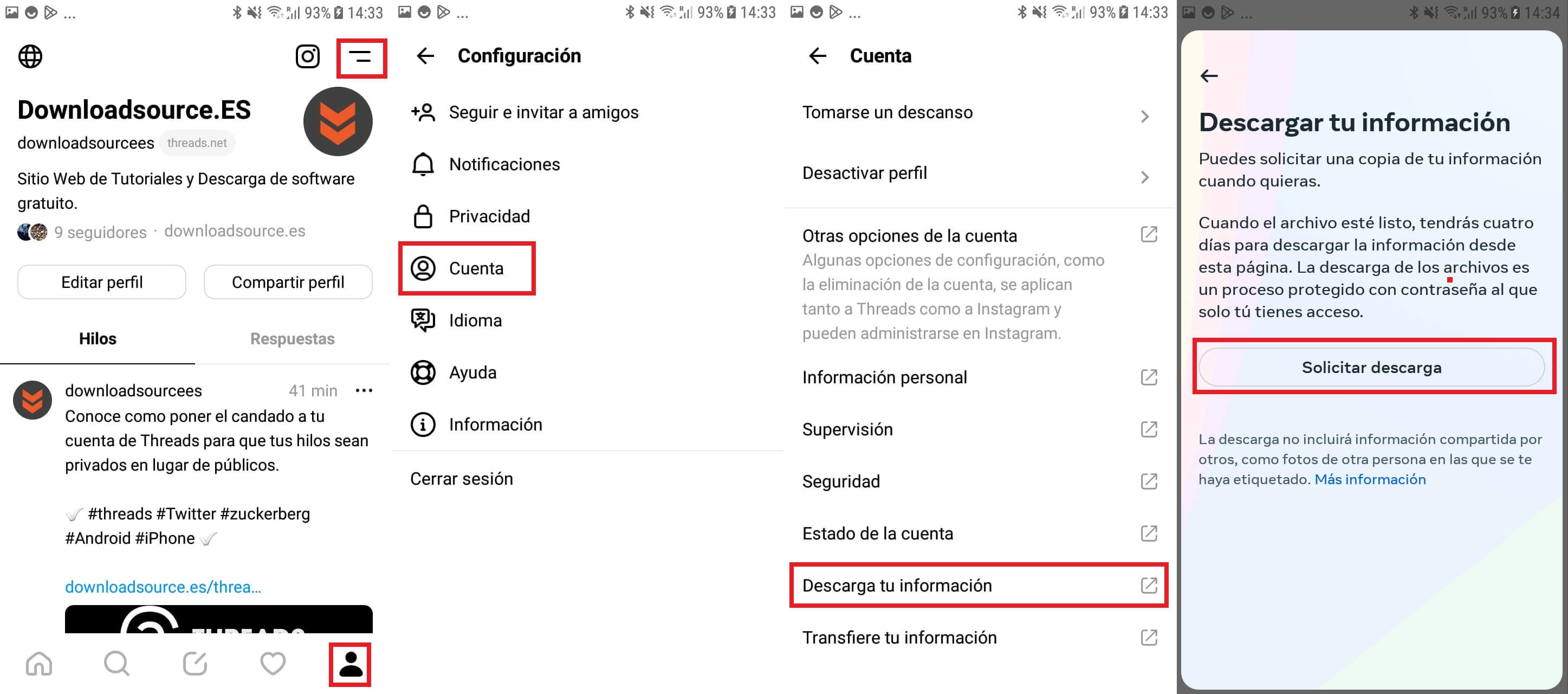 como eliminar tu cuenta de threads sin borrar instagram