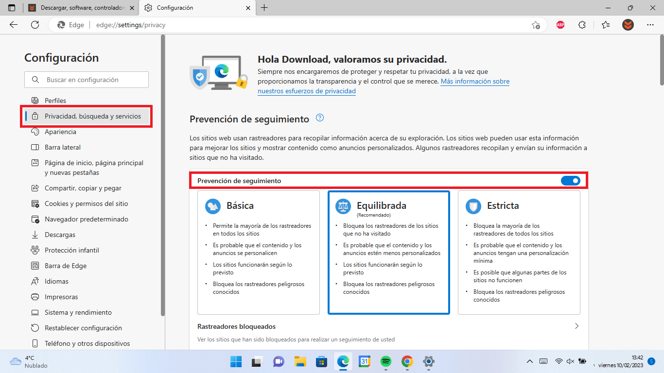 Windows 11 recopila datos de uso