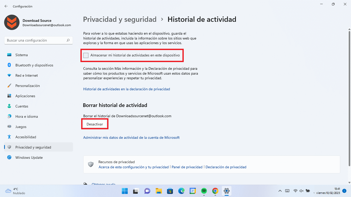 Windows 11 como desactivar la recopilación de datos de uso 