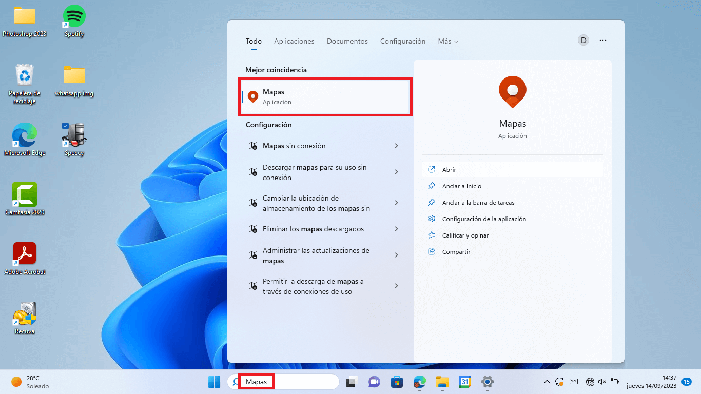 como usar los mapas sin conexion a internet en windows 11