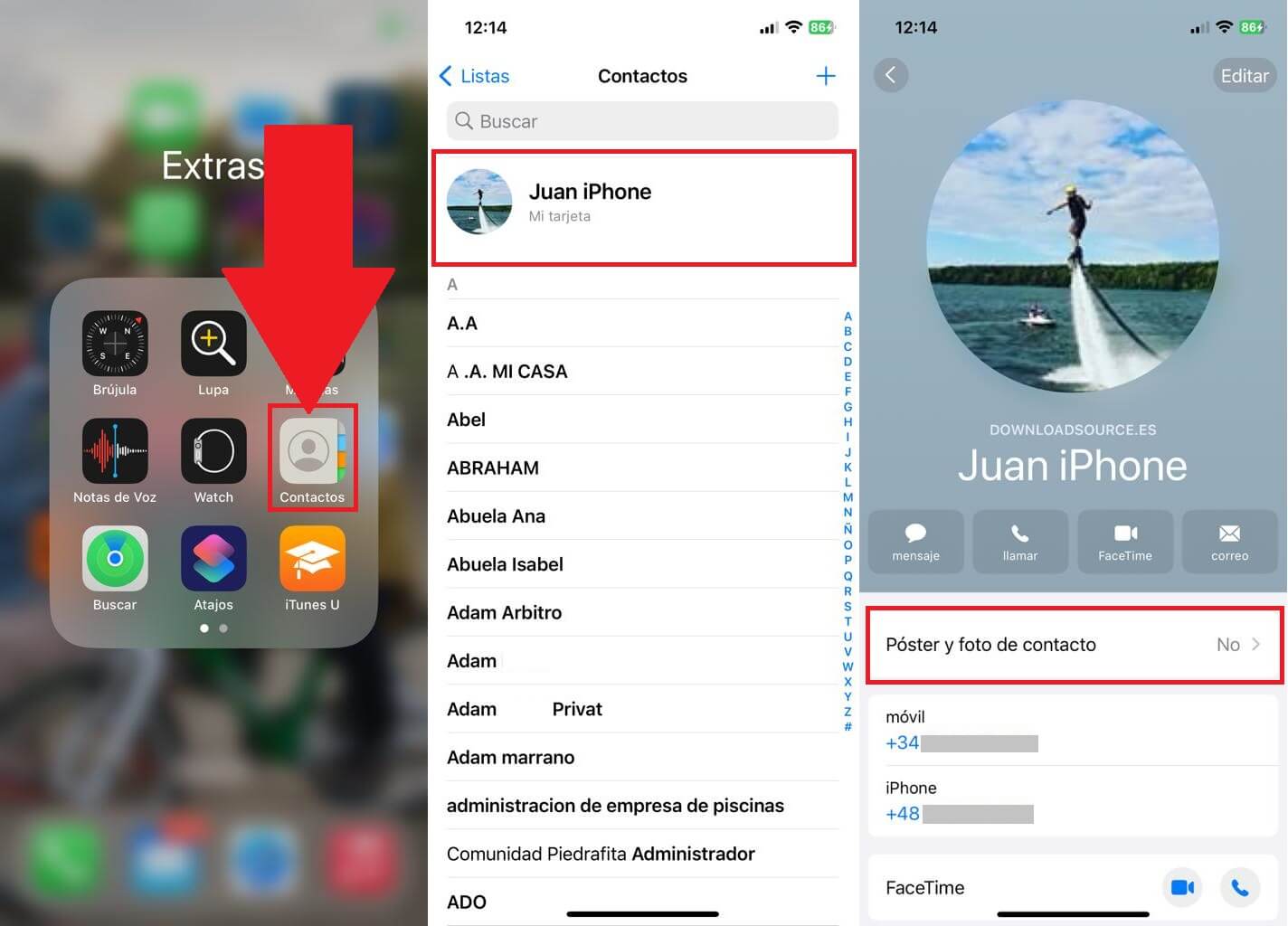 iPhone con iOS 17 permite crear una tarjeta de contacto con poster
