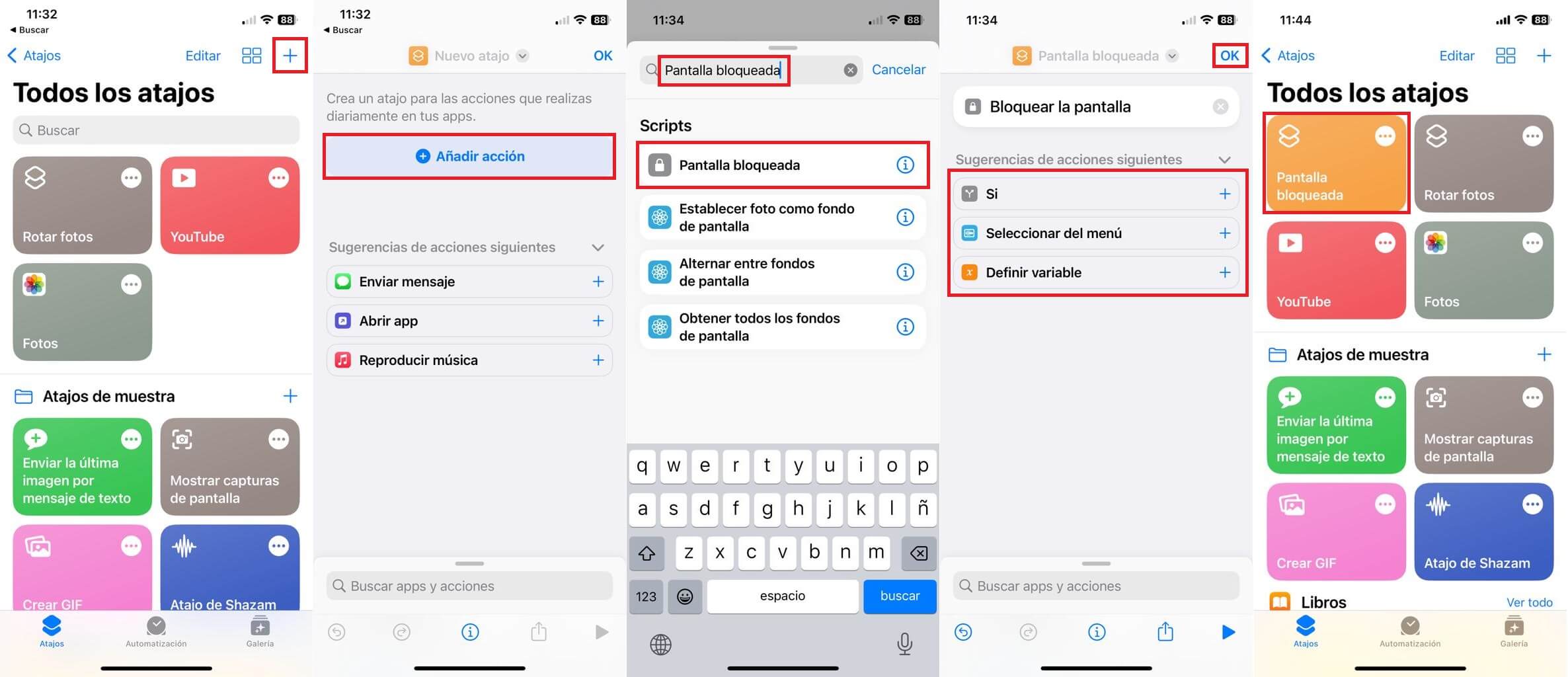 como activar y usar el atajo de iphone que permite bloquear la pantalla